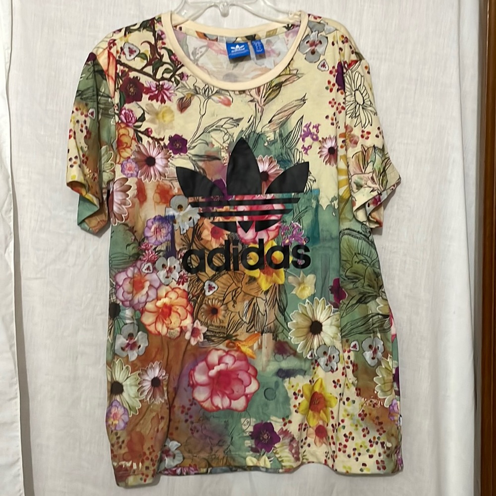 Adidas Originals and Farm Boyfriend Trefoil T-Shirt